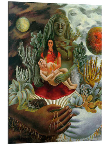 Aluminium print The Love Embrace of the Universe, the Earth, Myself, Diego, and Señor Xolotl, 1949