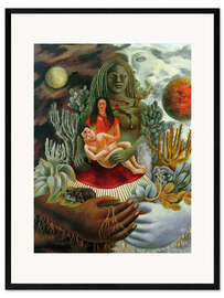 Framed art print The Love Embrace of the Universe, the Earth, Myself, Diego, and Señor Xolotl, 1949