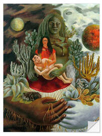 Sisustustarra The Love Embrace of the Universe, the Earth, Myself, Diego, and Señor Xolotl, 1949