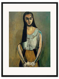 Gerahmter Kunstdruck Die Italienerin, 1916