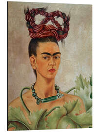 Magnettafel Selbstbildnis mit Zopf, 1941