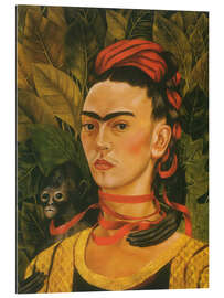 Cuadro de plexi-alu Autorretrato con mono, 1940