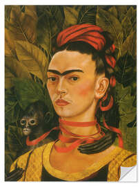 Sisustustarra Self-Portrait With Monkey, 1940