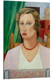 Alumiinitaulu Portrait of Mrs. Jean Wight, 1931