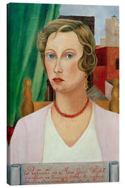Canvas print Portrait of Mrs. Jean Wight, 1931