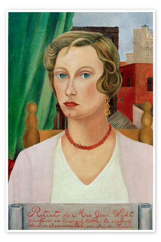 Plakat Portrait of Mrs. Jean Wight, 1931