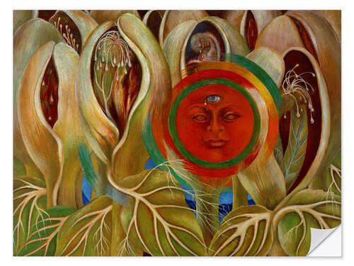 Selvklæbende plakat Sun and Life, 1947