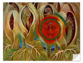 Selvklæbende plakat Sun and Life, 1947