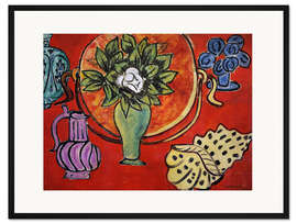 Gerahmter Kunstdruck Still Life with Magnolia, 1941