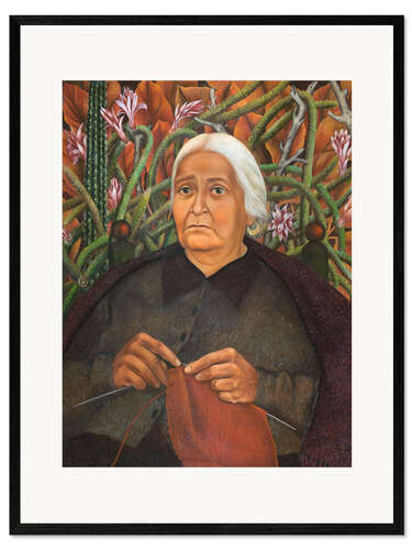 Plakat artystyczny premium w ramie Portrait of Doña Rosita Morillo, 1944