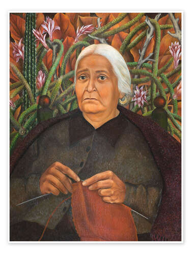 Poster Portrait of Doña Rosita Morillo, 1944