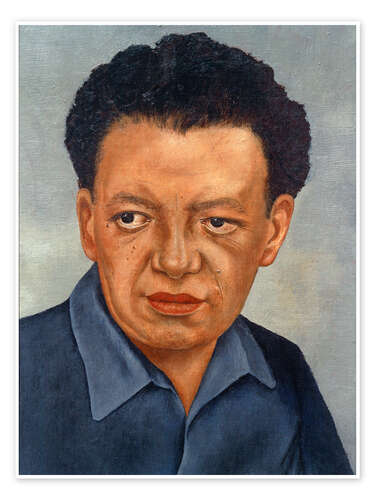 Poster Portrait of Diego Rivera