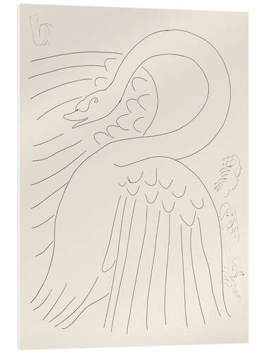 Acrylglasbild A Few Sonnets: Frontispiece, plate 24 Poésies de Mallarm