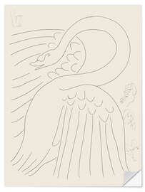 Wandsticker A Few Sonnets: Frontispiece, plate 24 Poésies de Mallarm