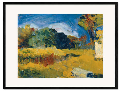 Plakat artystyczny premium w ramie Paysage de Corse (Corsican Landscape), 1898
