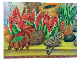 Hartschaumbild Die Braut, die Angst hat, das offene Leben zu sehen, 1943 - Frida Kahlo