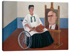 Obraz na płótnie Self-portrait with portrait of Dr. Farill, 1951