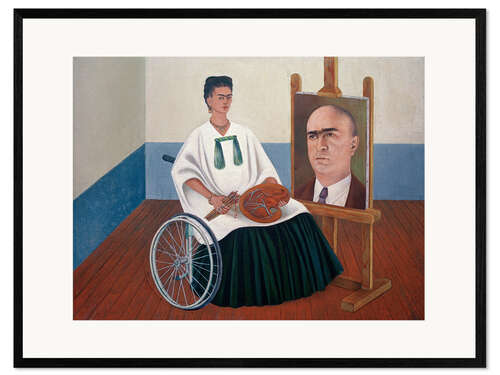 Kehystetty taidepainatus Self-portrait with portrait of Dr. Farill, 1951