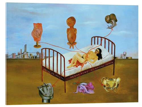 Acrylglasbild Henry Ford Hospital oder Das fliegende Bett, 1932