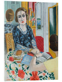 Tableau en verre acrylique Portrait de la baronne Gourgaud, 1924
