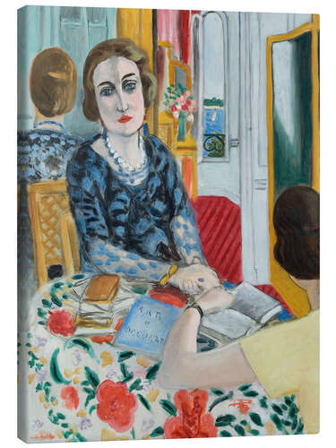 Tableau sur toile Portrait de la baronne Gourgaud, 1924