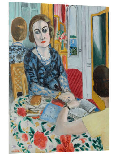 Hartschaumbild Portrait of Baroness Gourgaud, 1924