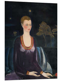 Hartschaumbild Porträt von Alicia Galant, 1927