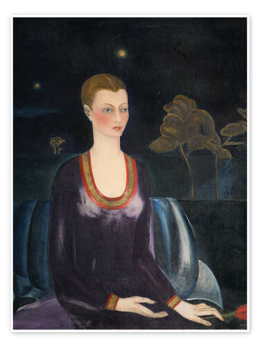 Plakat Portrait of Alicia Galant, 1927