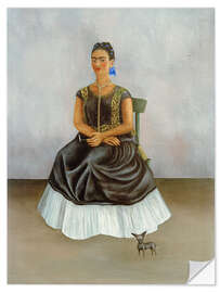 Wandsticker Itzcuintli-Hund mit mir, 1938 - Frida Kahlo