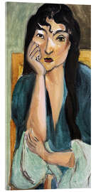 Acrylglasbild Meditation (Portrait of Laurette), 1917 - Henri Matisse