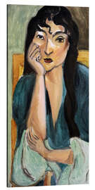 Tableau en aluminium Meditation (Portrait of Laurette), 1917