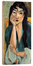 Holzbild Meditation (Portrait of Laurette), 1917 - Henri Matisse