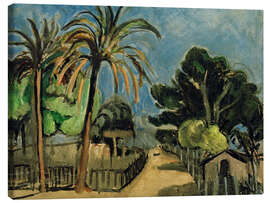 Quadro em tela English Garden in Nice, 1918