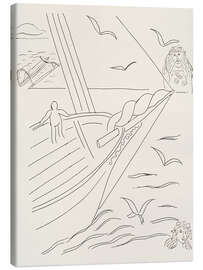 Leinwandbild L'Azur, plate 9 Poesies de Mallarmé, 1932 - Henri Matisse