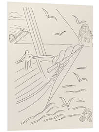 Hartschaumbild L'Azur, plate 9 Poesies de Mallarmé, 1932