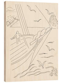 Cuadro de madera L'Azur, plate 9 Poesies de Mallarmé, 1932 - Henri Matisse