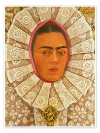 Wall print Self-Portrait, 1948 - Frida Kahlo