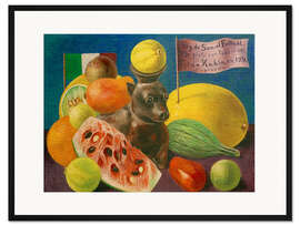 Gerahmter Kunstdruck Stillleben, 1951 - Frida Kahlo