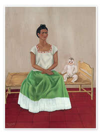 Wall print Me and My Doll, 1937 II - Frida Kahlo