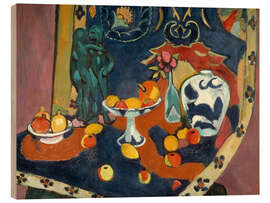 Holzbild Früchte und Bronze, 1910