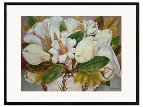 Ingelijste kunstdruk Magnolias, 1945