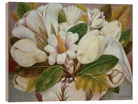 Holzbild Magnolien, 1945