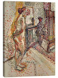 Leinwandbild Nu à l’atelier - Henri Matisse