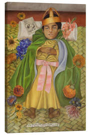 Tableau sur toile The dead Dimas Rosas at the age of three, 1937 - Frida Kahlo