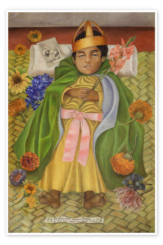 Poster The dead Dimas Rosas at the age of three, 1937