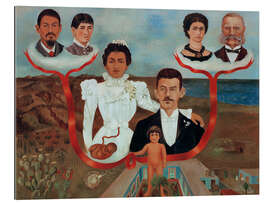 Gallery print My grandparents, my parents and I, 1936 - Frida Kahlo