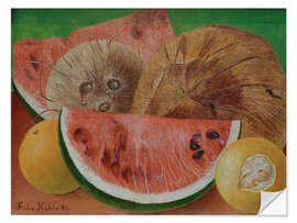 Sticker mural The Coconuts, 1951 - Frida Kahlo