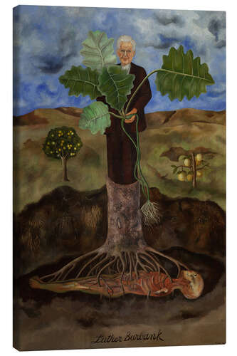Quadro em tela Portrait of Luther Burbank
