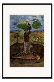 Gerahmter Kunstdruck Porträt von Luther Burbank - Frida Kahlo