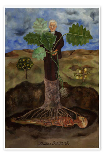 Plakat Portrait of Luther Burbank